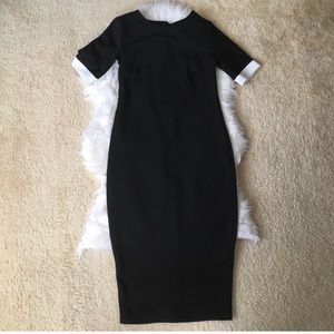 Black and white dress